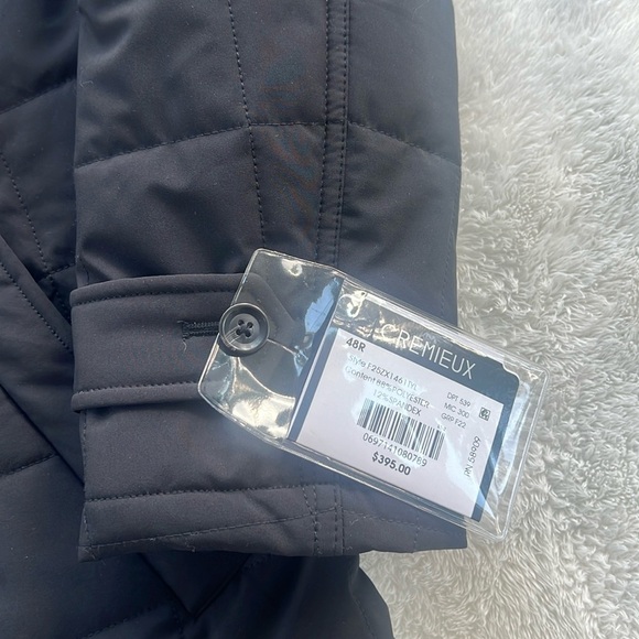 Cremieux Tyler Quilted Jacket Black 48R NWT $395 Lightweight Coat Dillard’s - Picture 7 of 16